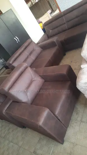 Leather Sofa Chair Set