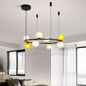 Modern Luxury LED Ring Chandelier – Elegant Ceiling Light