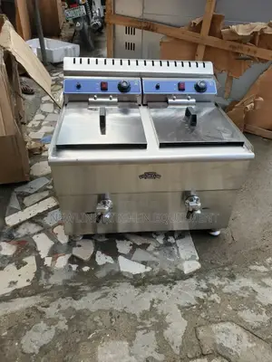 Gas Fryer Double Basket With Tap 18liters