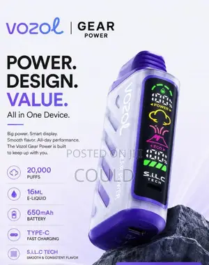 Vozol Gear Power 20000 Disposable Vape: Blueberry Storm