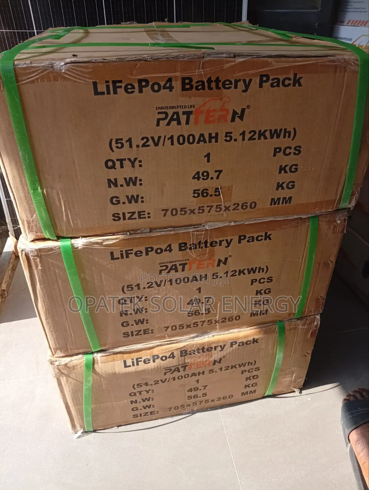Pattern Lithium Battery 5kwh 48v