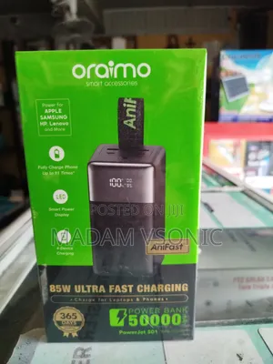 Oraimo 50000mAh 85W Fast Charging PowerBank