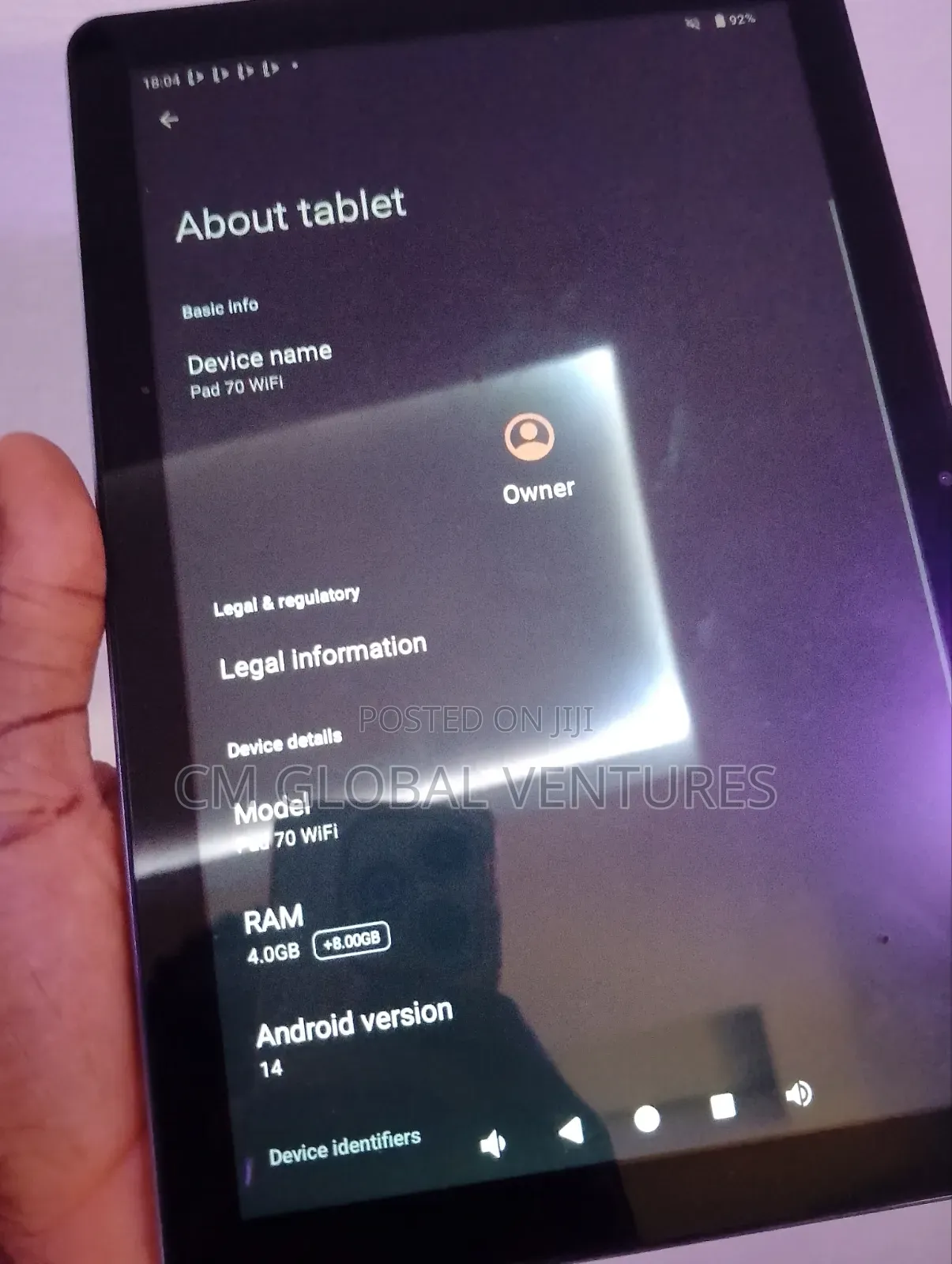 Tablet 128 GB Blue