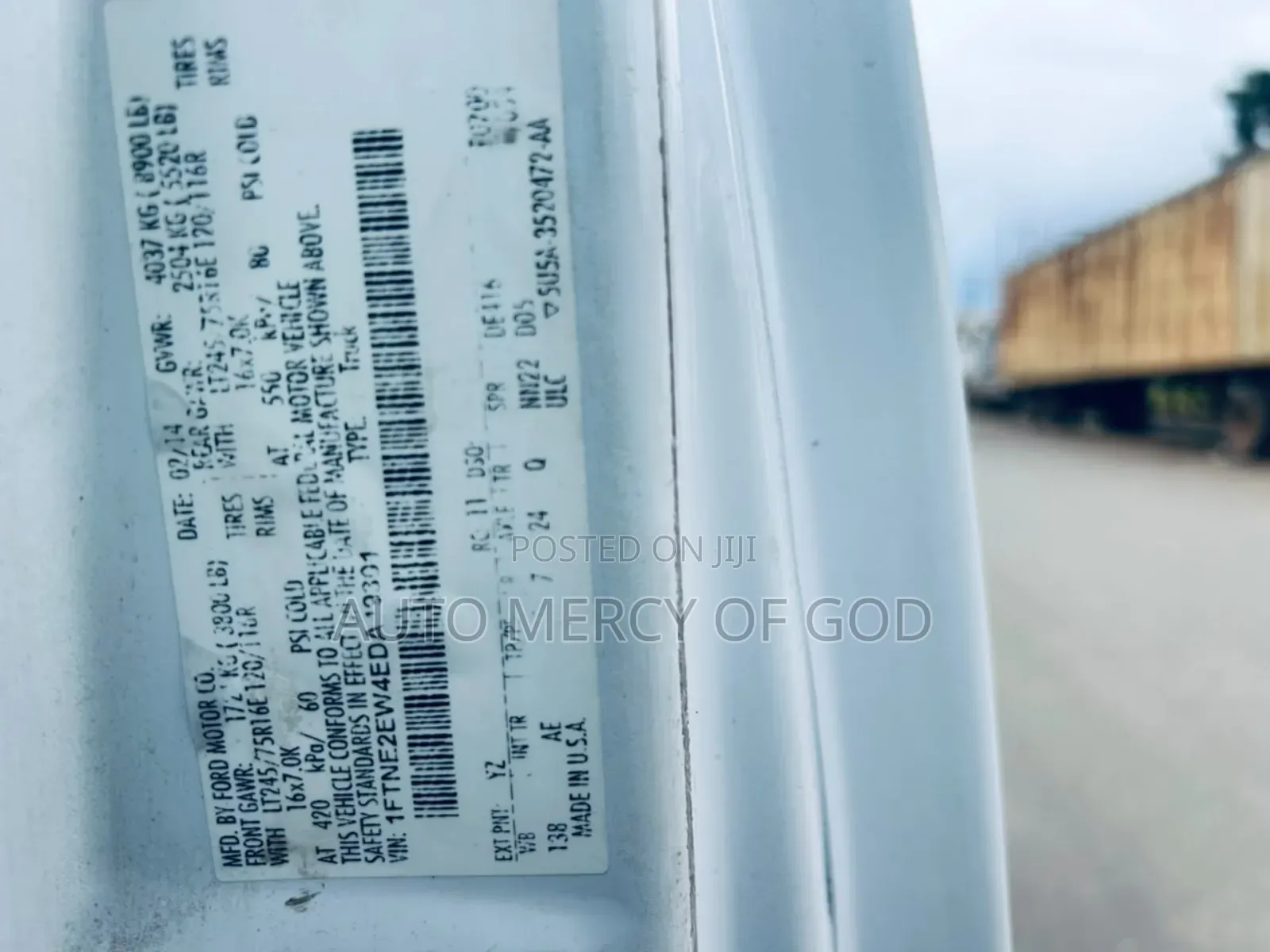 Ford E250 2014 White