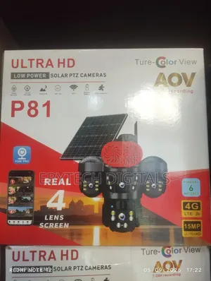 Ultra HD Low Power Solar True 4 Lens Camera