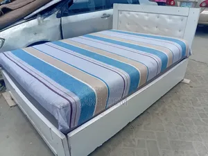 Clean and Neatly Used Bed