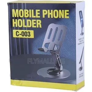 C-003 Metal Foldable 360-Degree Rotating Mobile Phone Holder