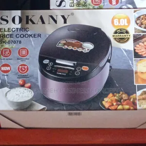 6L Sokany Electric Rice Cooker (Model SK-07078)