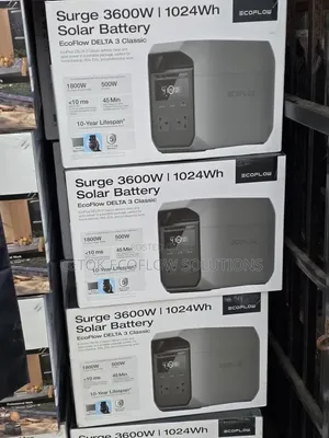 Ecoflow Delta 3 (3,600w 1,024wh) Power Station Genuine 5yrs Warranty