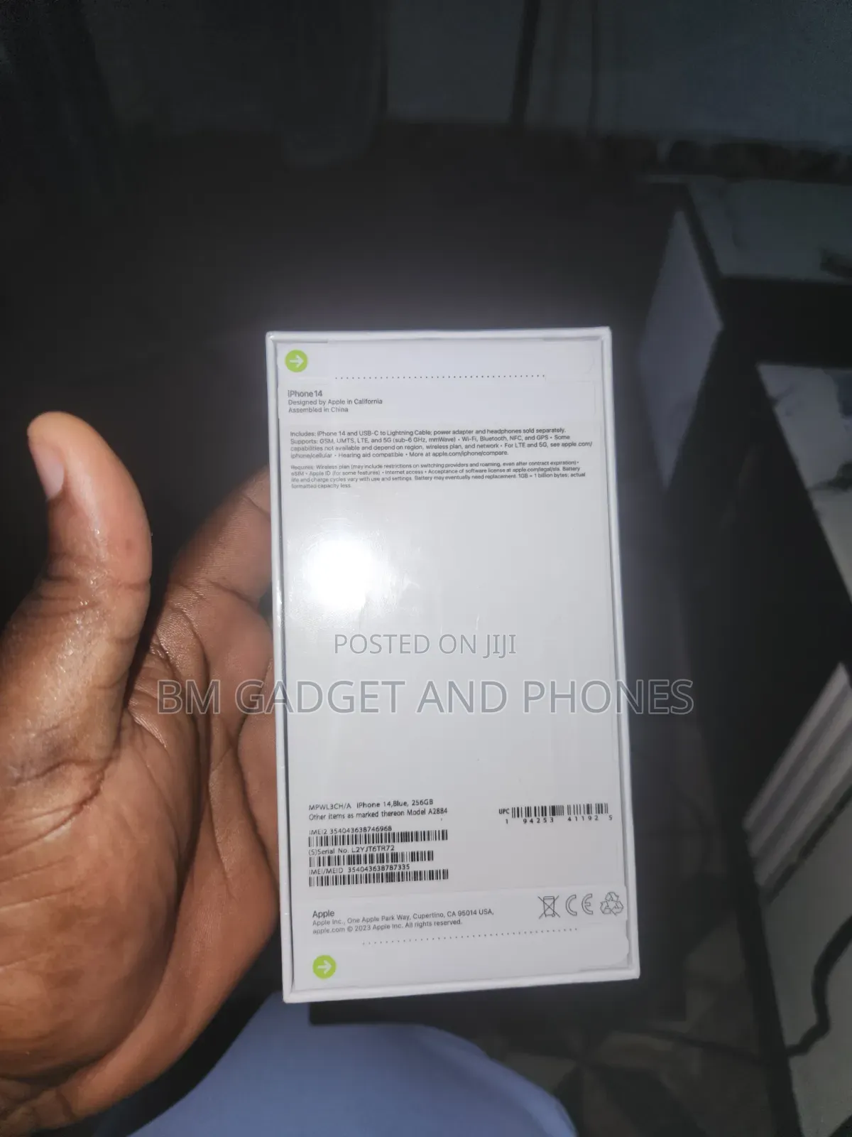 New Apple iPhone 14 256 GB Blue