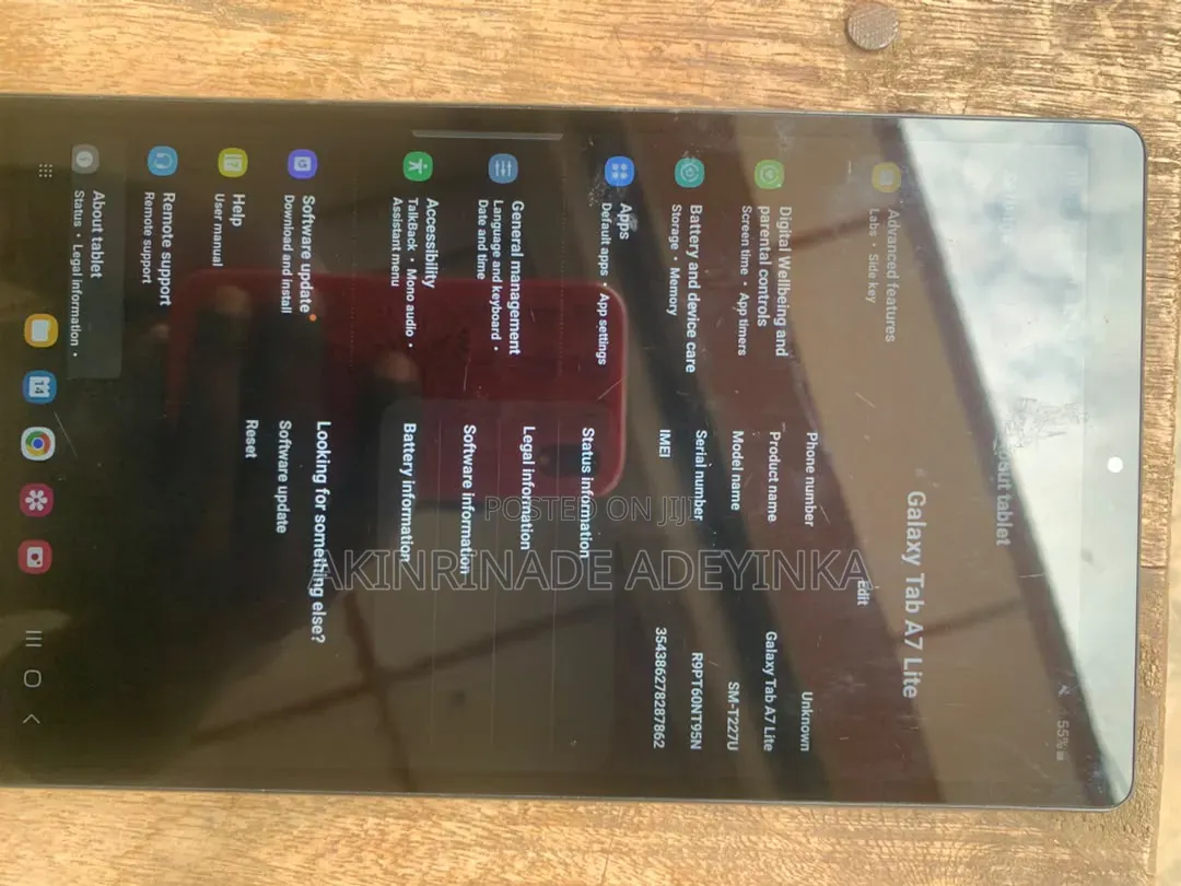Samsung Galaxy Tab A7 Lite 32 GB Gray