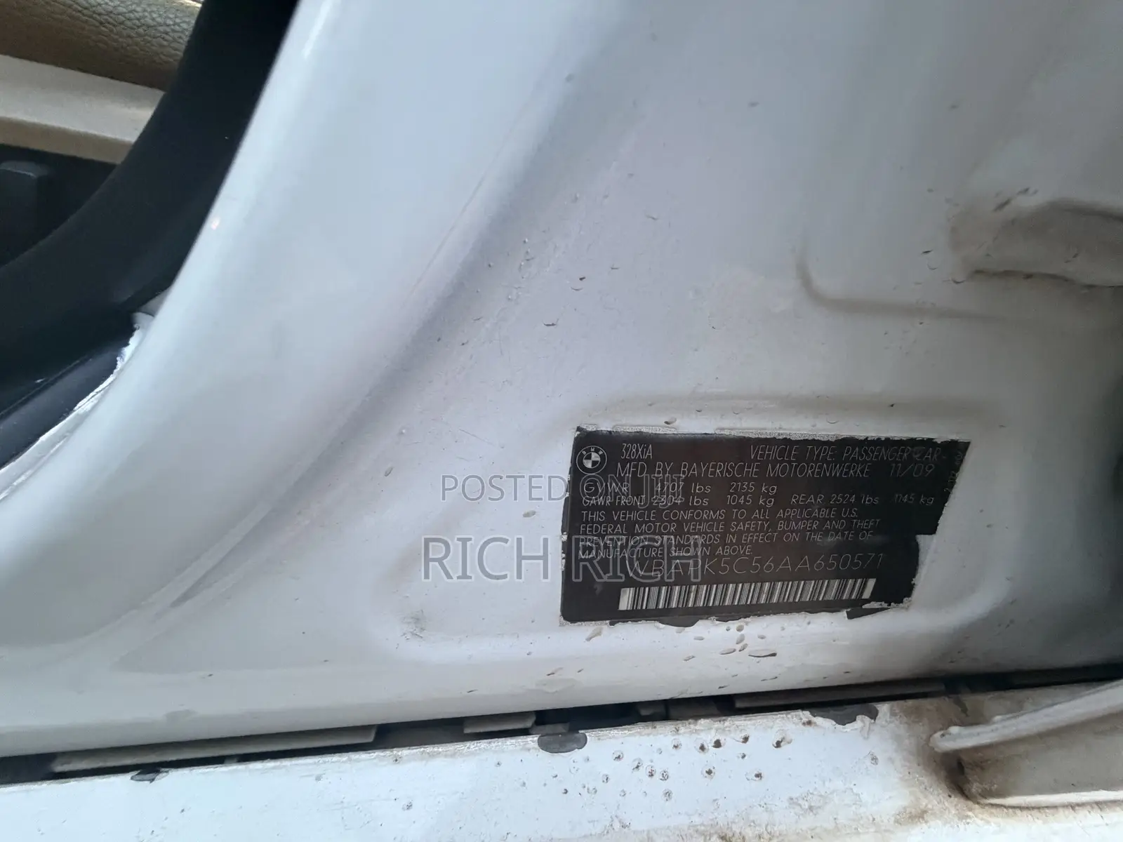 BMW 328i 2010 White