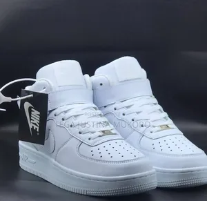High Quality Men's Ankle White Sneakers