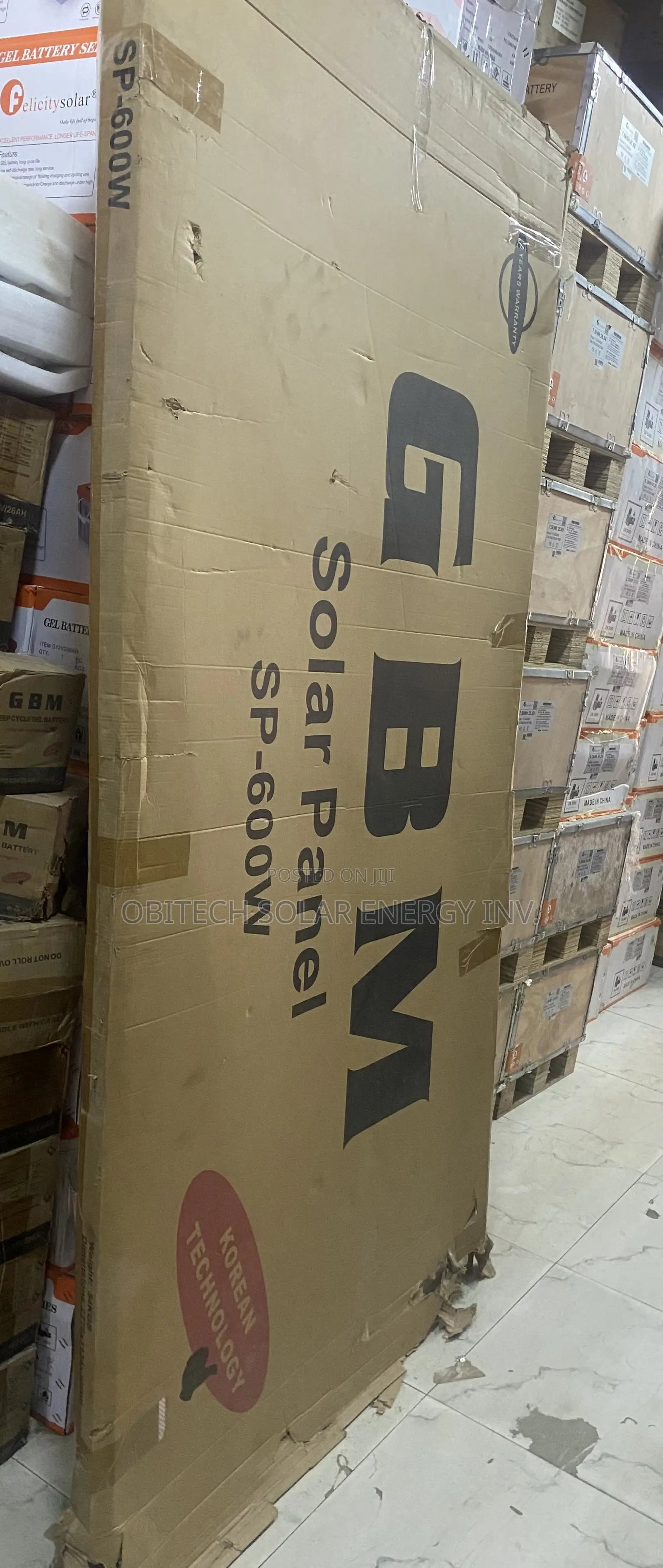 600W GBM Solar Panel