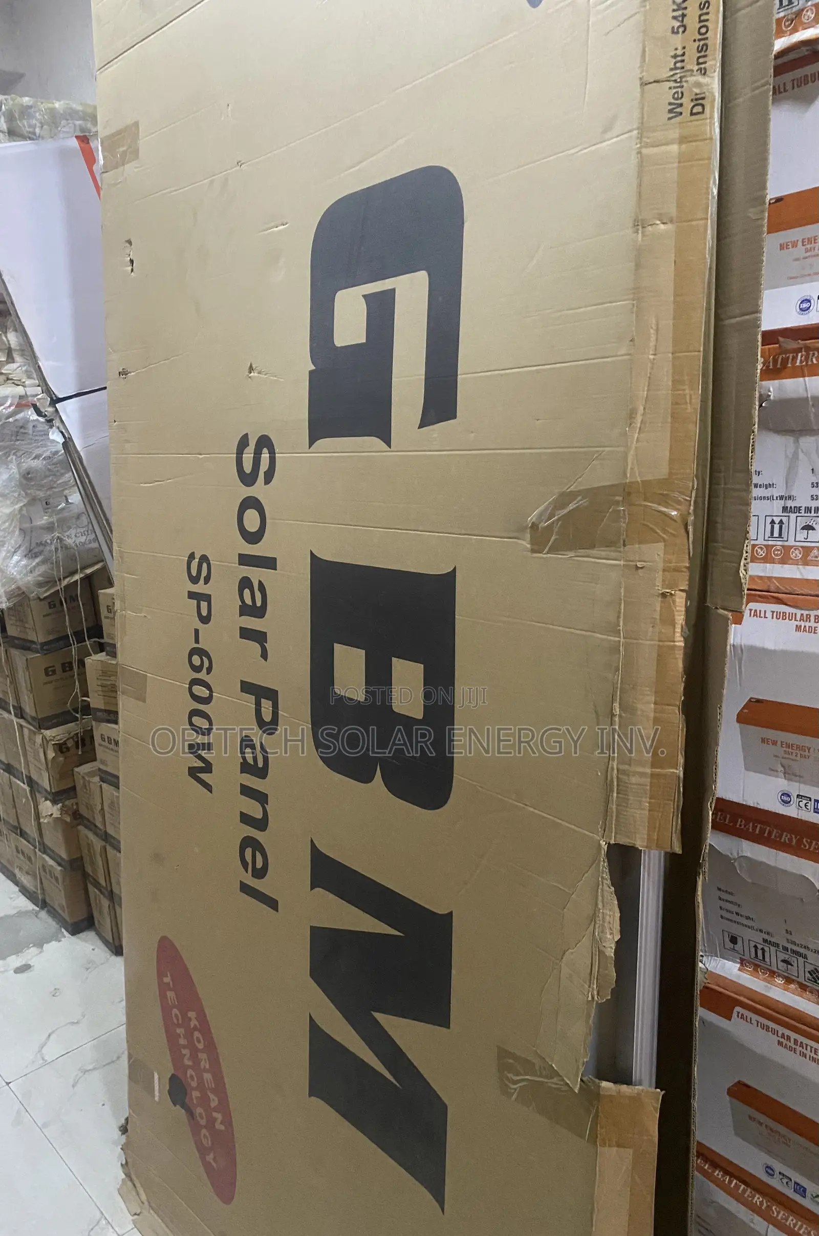 600W GBM Solar Panel