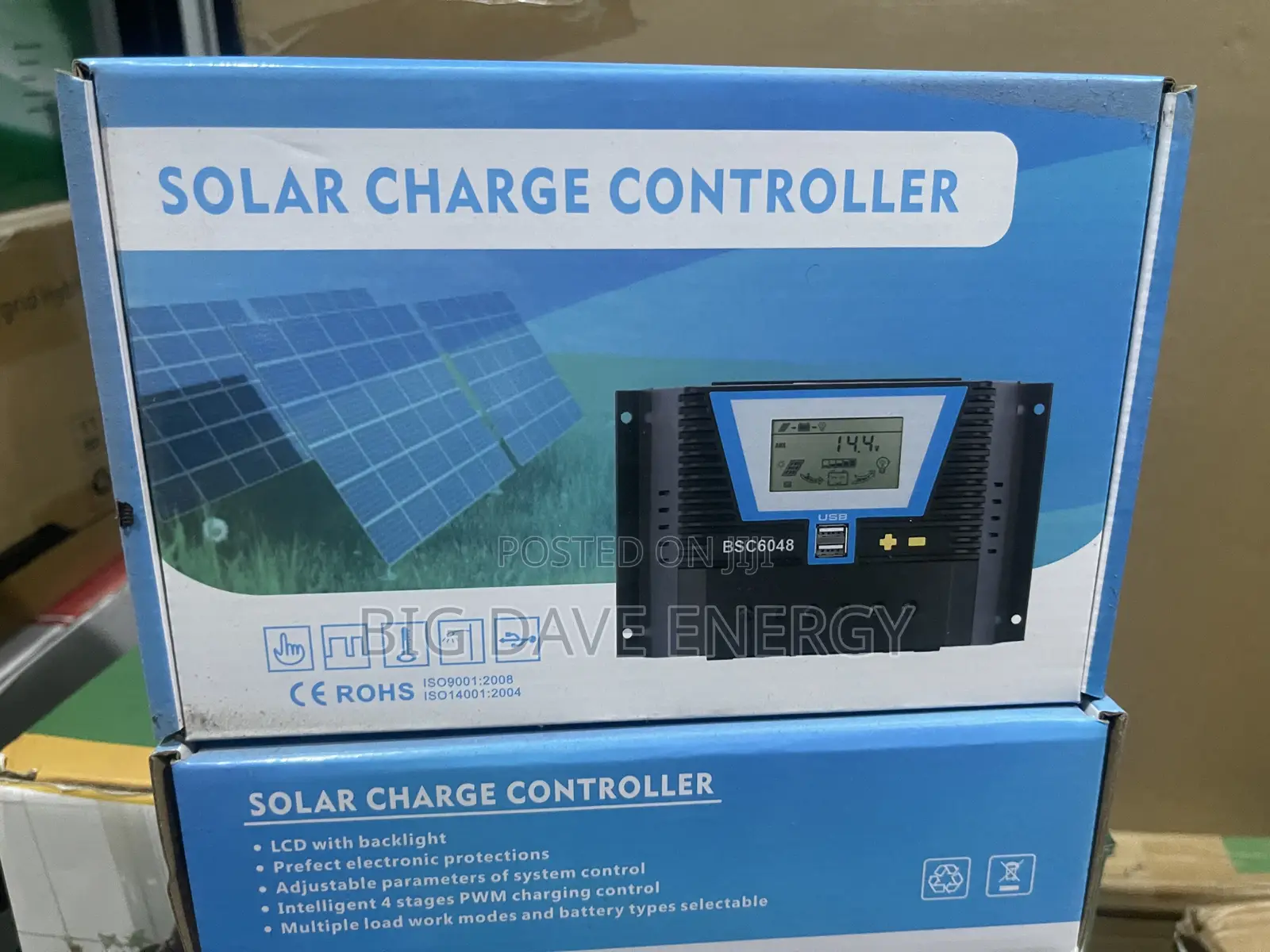 60ah PWM 12/24/36/48v Charge Controller