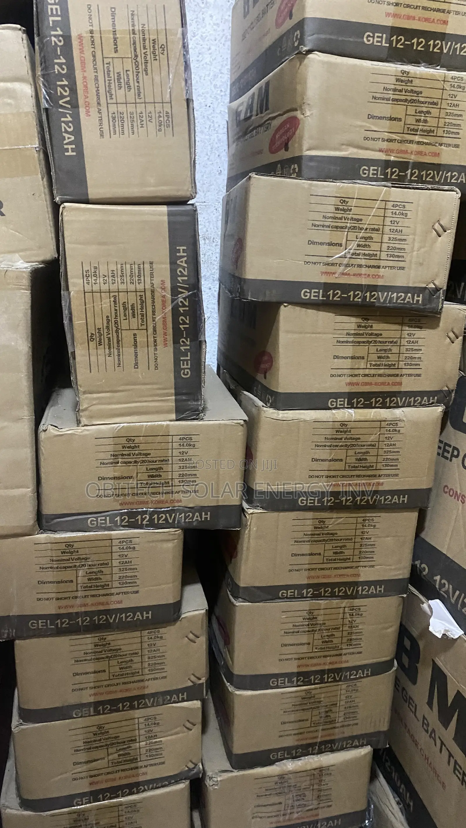 12AH 12V GBM Deep Cycle Battery