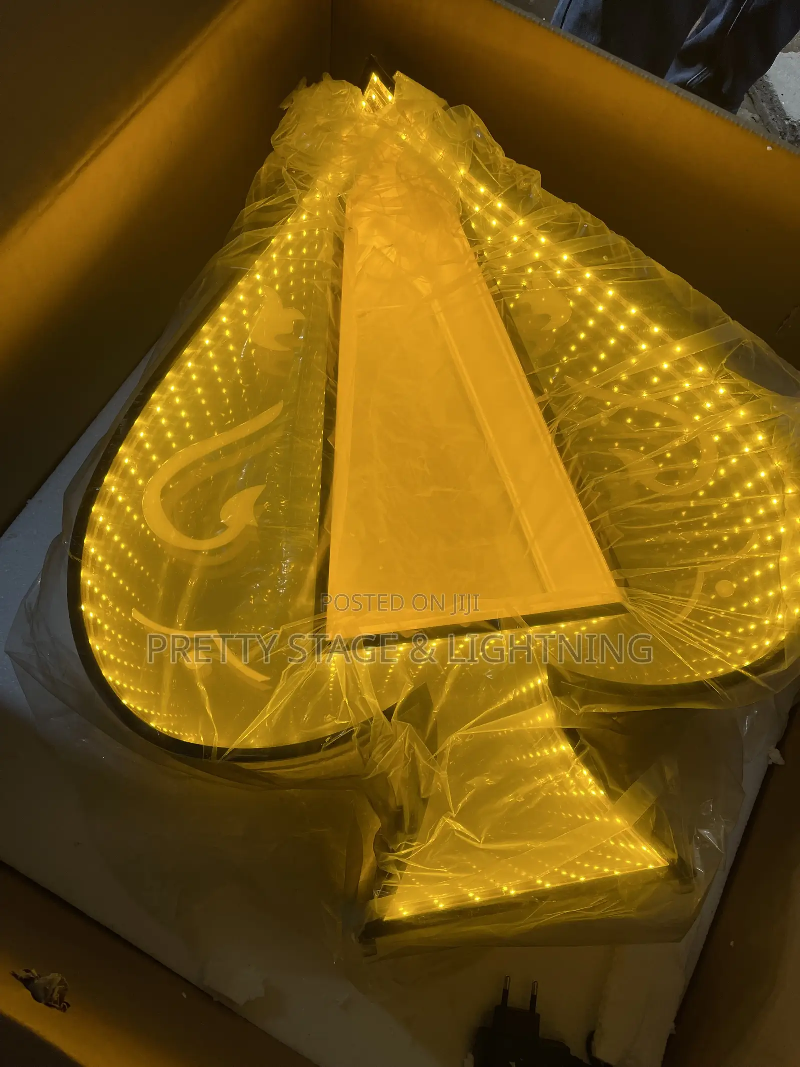 Led Champagne Bottle Presenter
