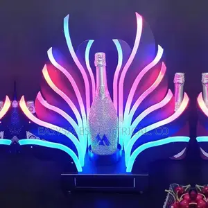 Colorful Acrylic LED Bottle Presenter Glorifier