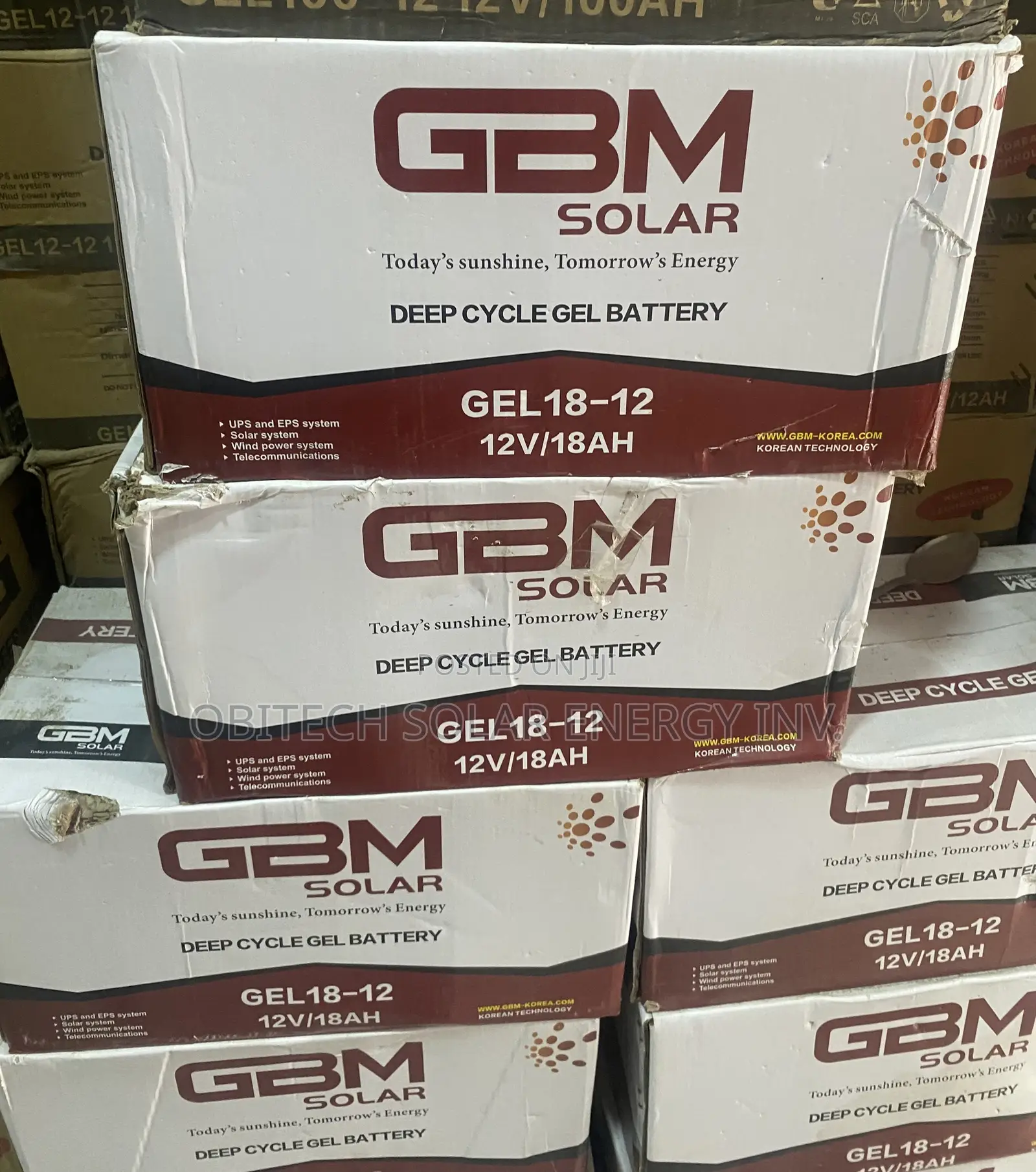 18AH 12V GBM Deep Cycle Battery