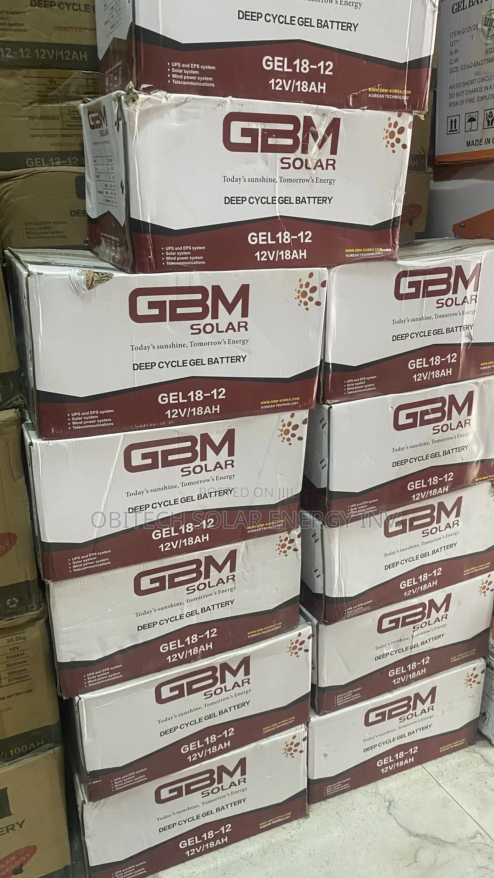 18AH 12V GBM Deep Cycle Battery