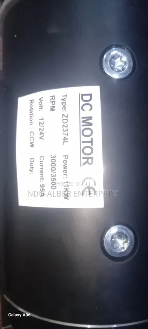 Original Brand New DC Motors 12/24v RPM 3000/3500 15hp A90