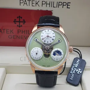 Luxury Patek Philippe Geneve Automatic Chronograph Wristwatch