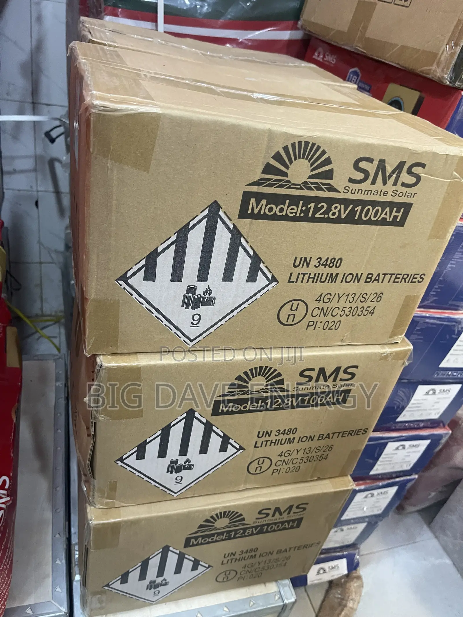 SMS 100ah 12.8v Lithuim Battery