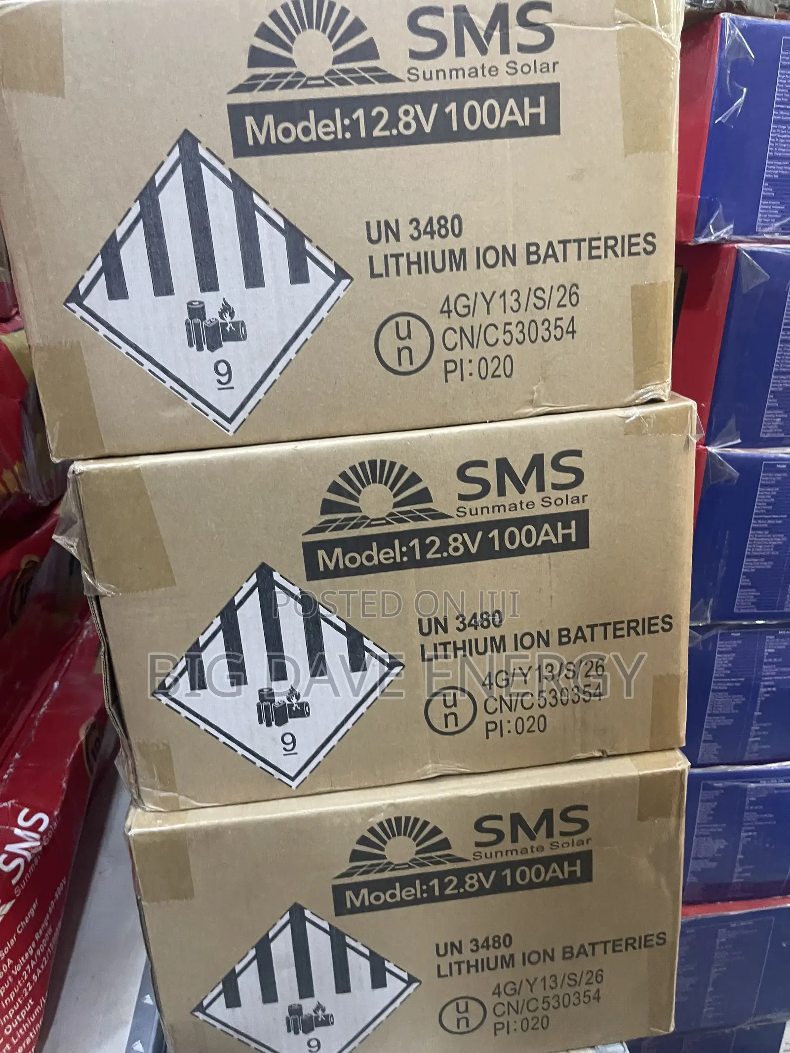 SMS 100ah 12.8v Lithuim Battery