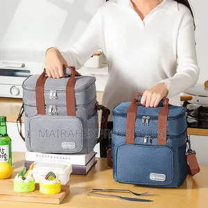 Believe Quality 2-Layer/Compartment Insulated Lunch Box