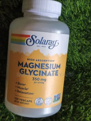 Solary High Absorption Magnesium Glycinate 350mg- 120vegcaps