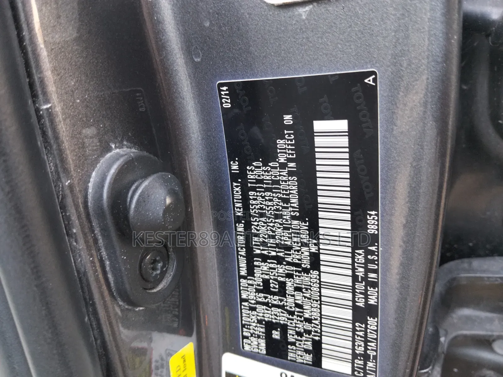 Toyota Venza 2014 Gray