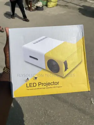 YG300 400LM Portable Mini Home Theater LED Projector - Yellow