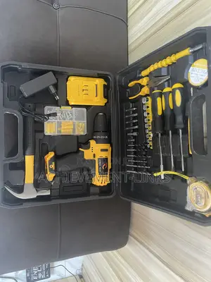 36V Complete Set Cordless Drill With 2 Batteries