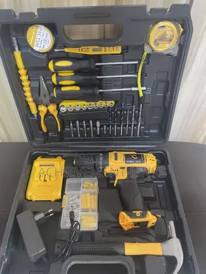 36V Complete Set Cordless Drill With 2 Batteries