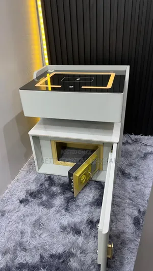 Smart Lock Table and Wireless Charging With Bluetooth Speaker