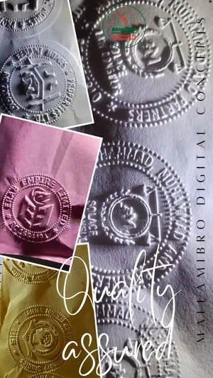 Corporate Pocket Seal (M1) – Embossing Seal | MALLAMIBRO