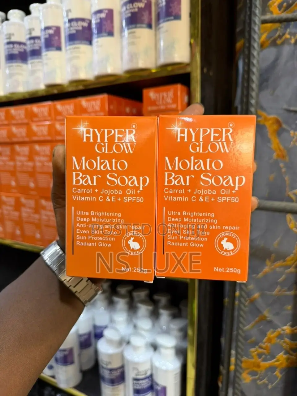 Hyper Beauty Molato Bar Soap by 6pcs