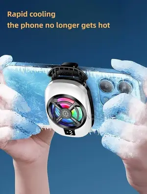 Ice Phone Cooler With RGB Light Compatible With All Phones