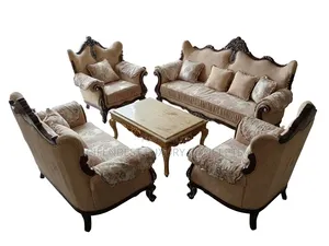 Royal Luxury Chinese Sofa Chair With Centre Table
