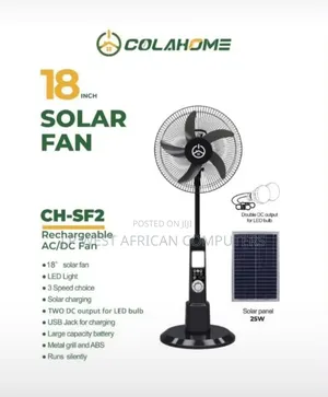 Cola Solar Fan 18 Inches