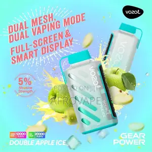 Vozol Gear Power 20000 Puffs Double Apple - Retail Wholesale