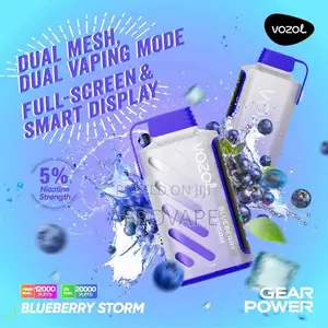Vozol Gear Power 20000 Puffs Blueberry - Retail Wholesale