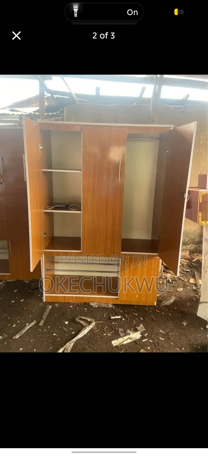 Wardrobe Is Available for Pickup Now