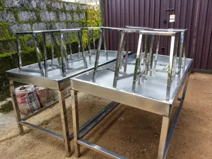 Stainless Steel Tables and Stools