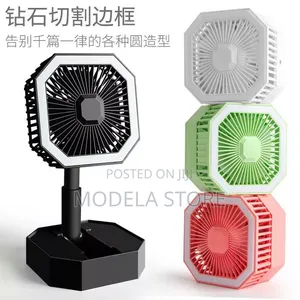 Rechargeable Mini Led Foldable Fan