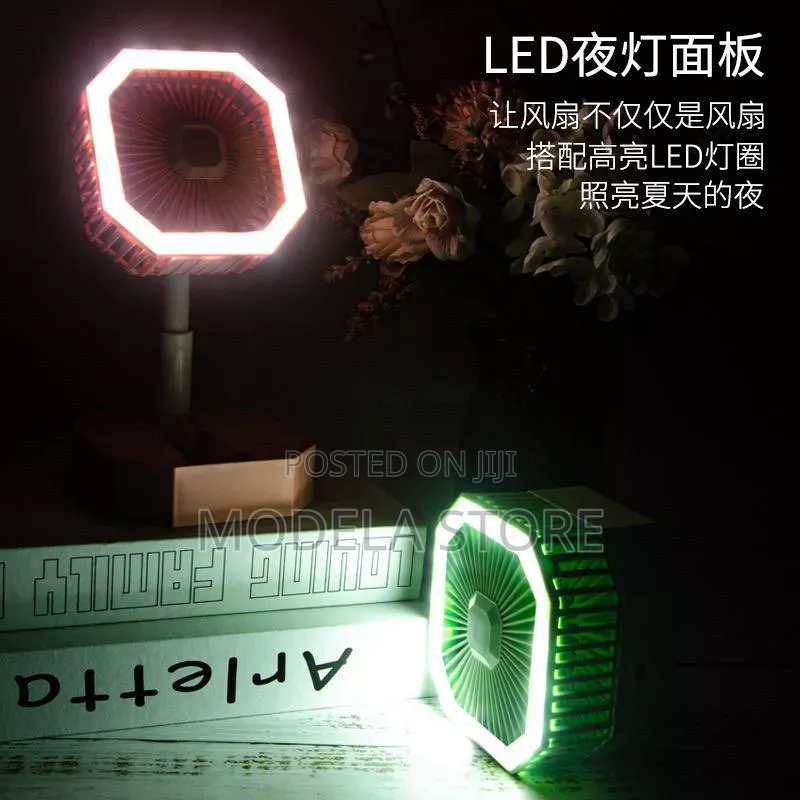 Rechargeable Mini Led Foldable Fan