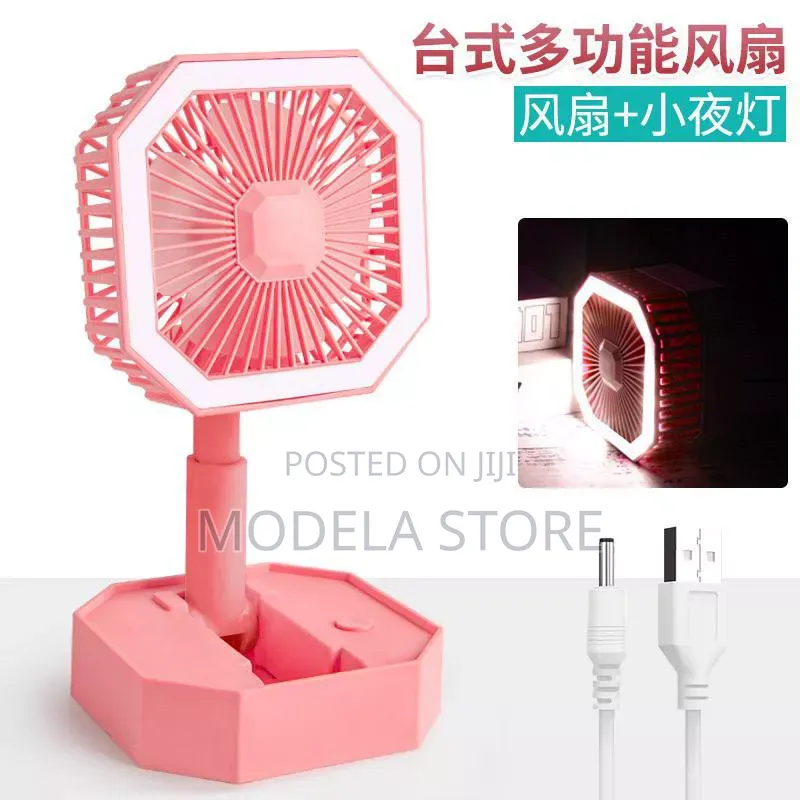 Rechargeable Mini Led Foldable Fan