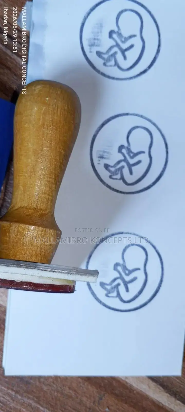 Wooden-Handle Rubber Stamps – Sharp, Crisp Detail | MKL