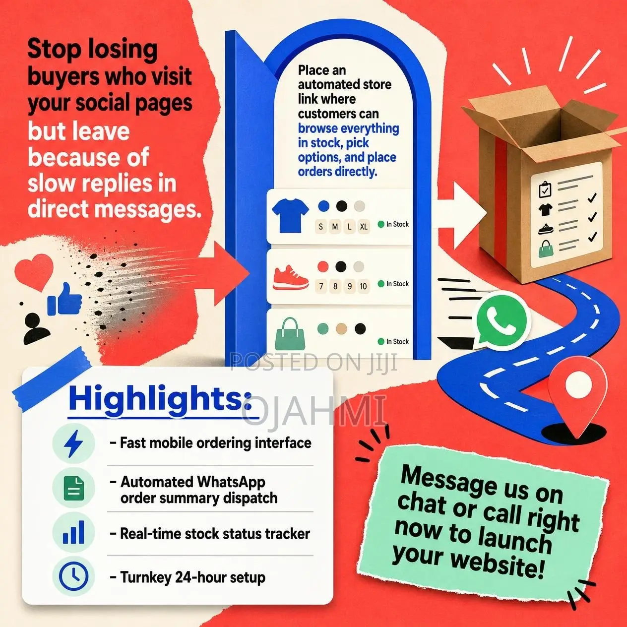 Streamlined Commercial Catalog Website for Online Merchants